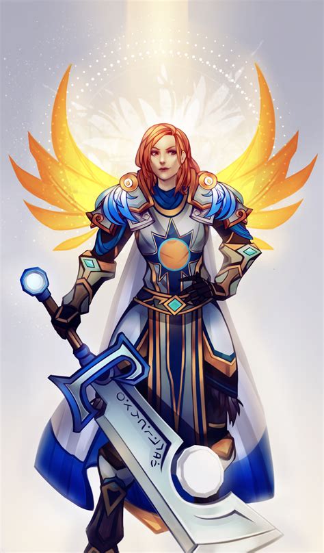 wow paladin art